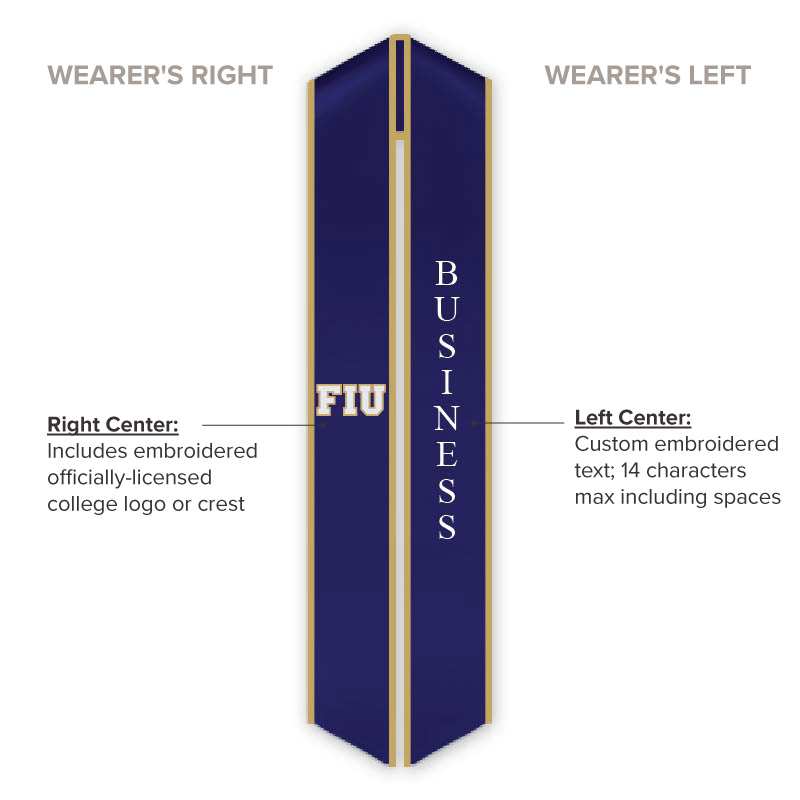 college-florida international: College Licensed Stole